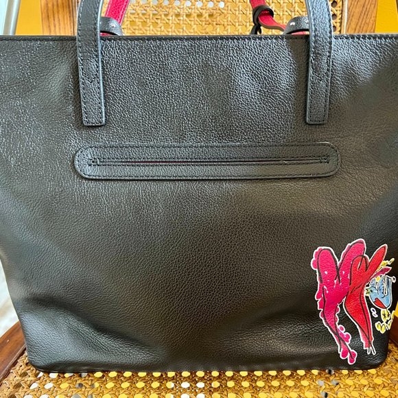 Limited Edition & Rare Brighton Leather Love Scribble Purse with Dust Bag - Picture 14 of 16